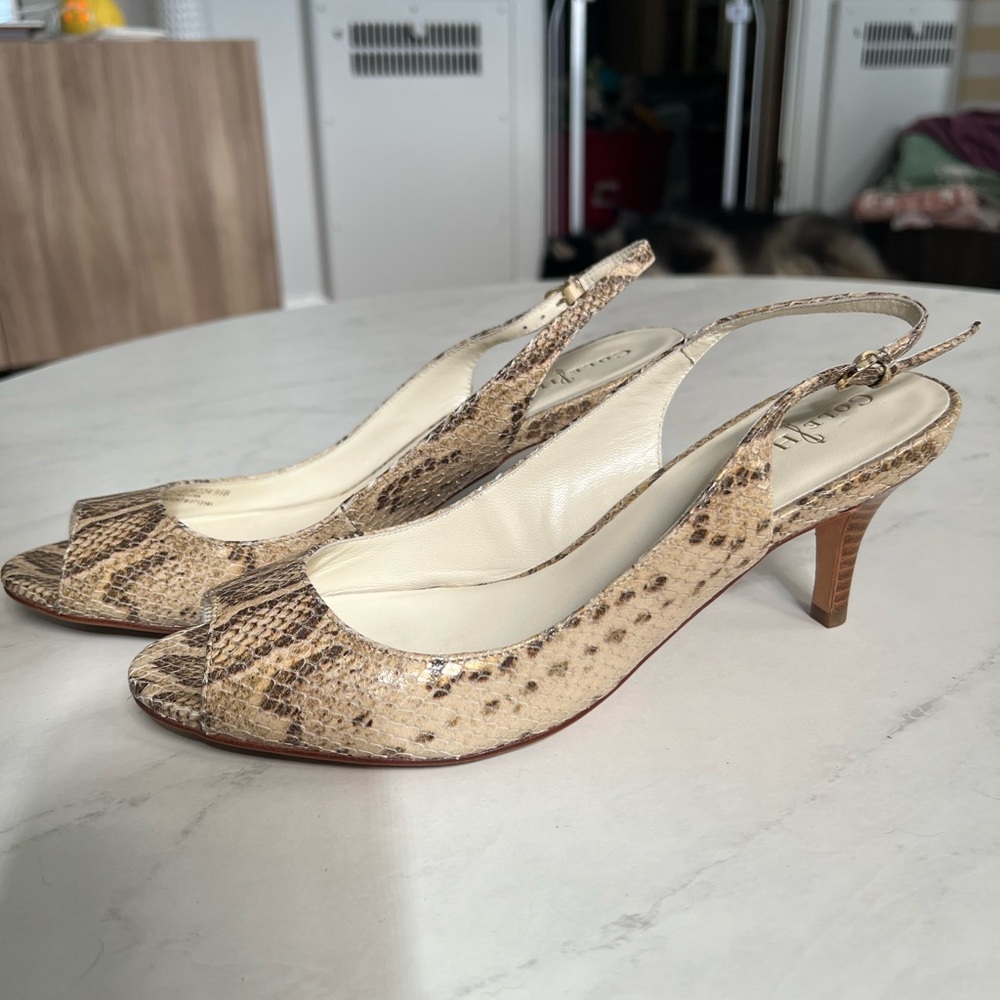 Cole Haan pump.